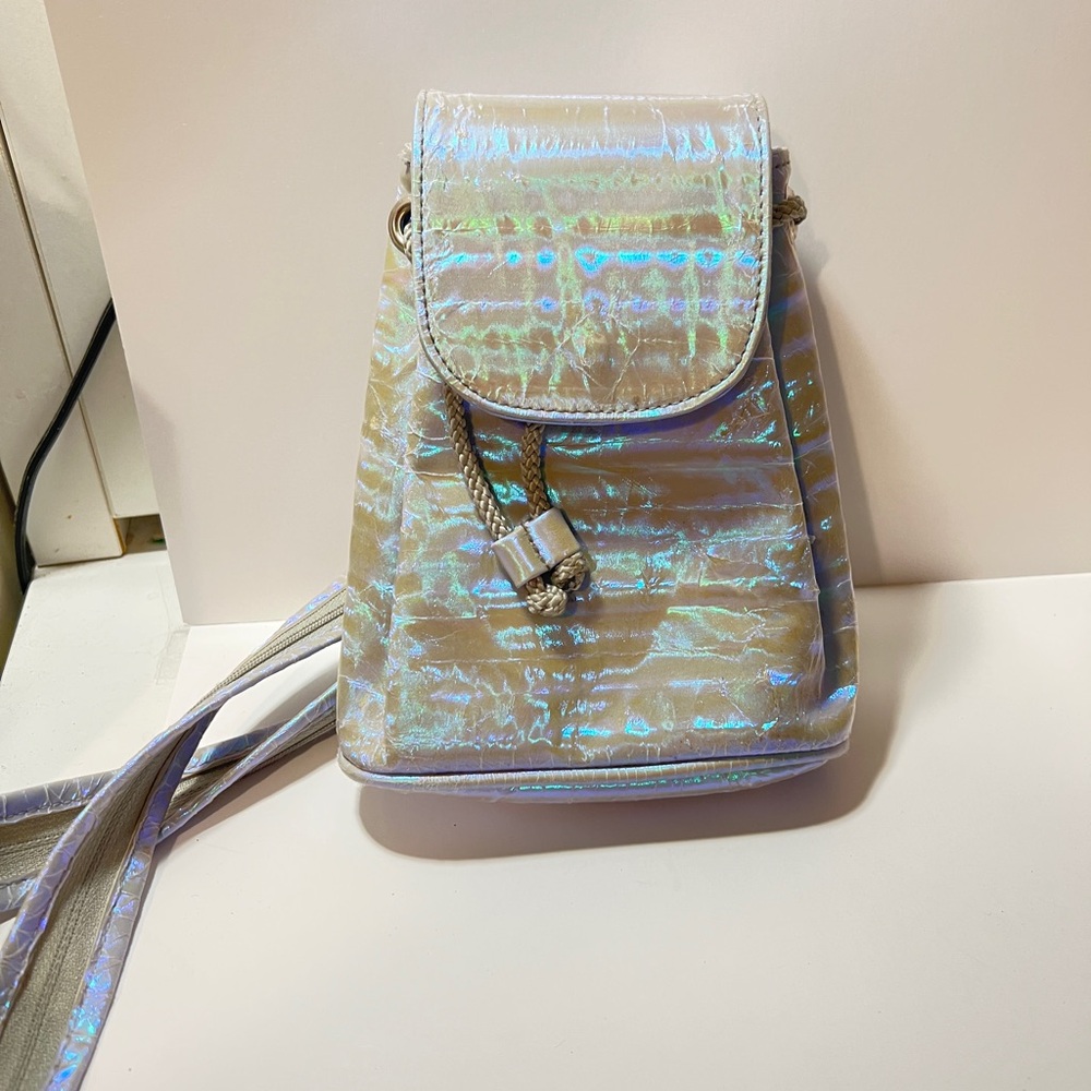 The Body Shop grey cross body phone purse